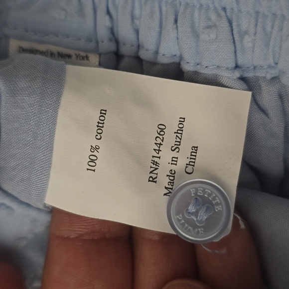 Light Blue Ruffle-Shoulder Tank & Pull-On Shorts Set - Kids - Picture 11 of 11